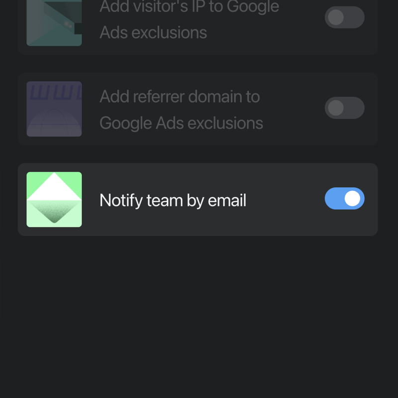 Alerts to your inbox