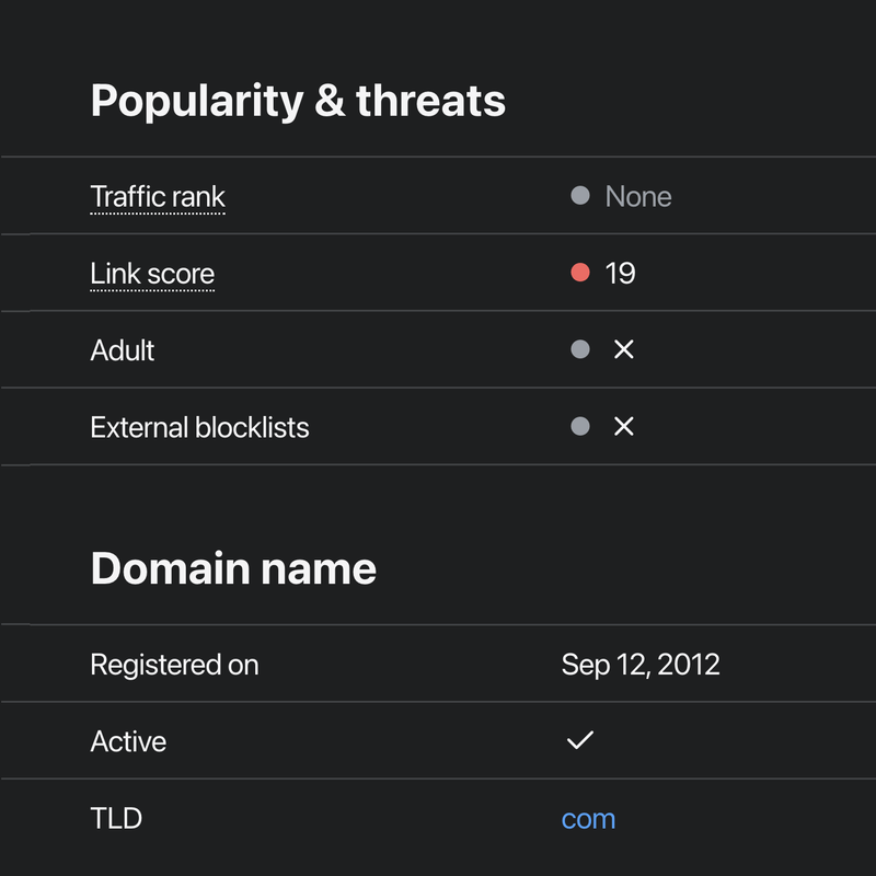 Referrer screening